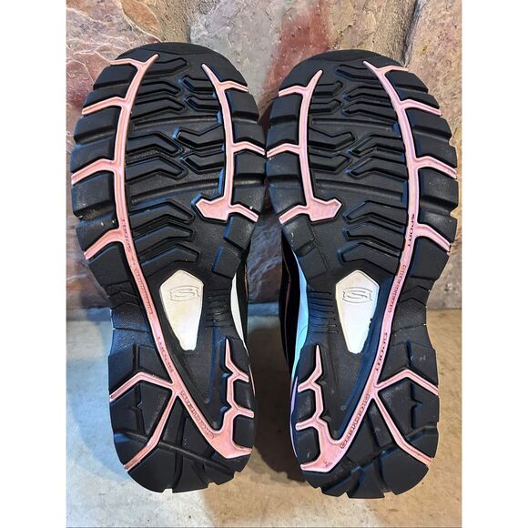 Skechers Sport Women's Size 10 Lace Up Sneakers Black & Pink #11065 - Picture 9 of 11